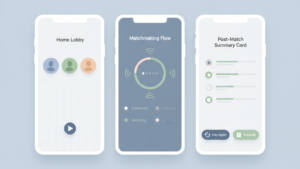 multiplayer mobile game app MVP matchmaking and retention