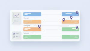 process for setting feature release milestones and goals