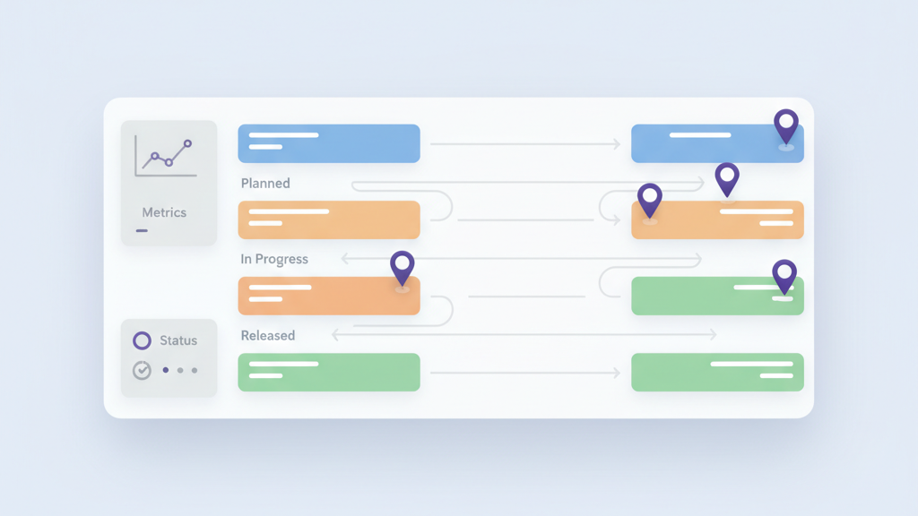process for setting feature release milestones and goals