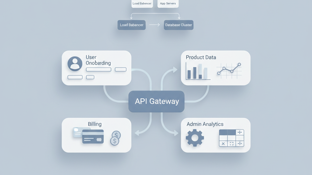 SaaS software MVP core modules and architecture