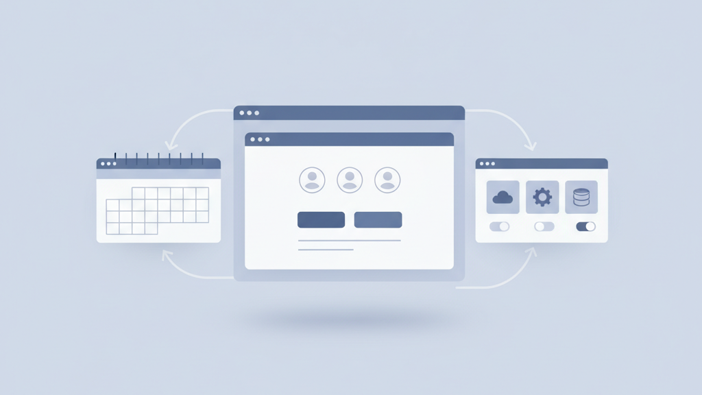 scheduling platform MVP API design and integrations