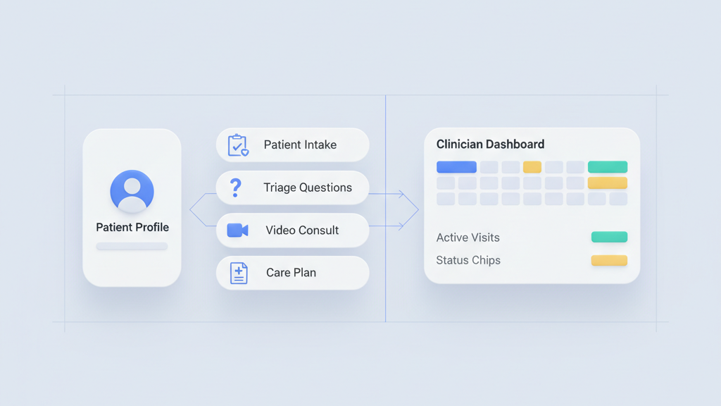 telemedicine application MVP for urgent care workflows