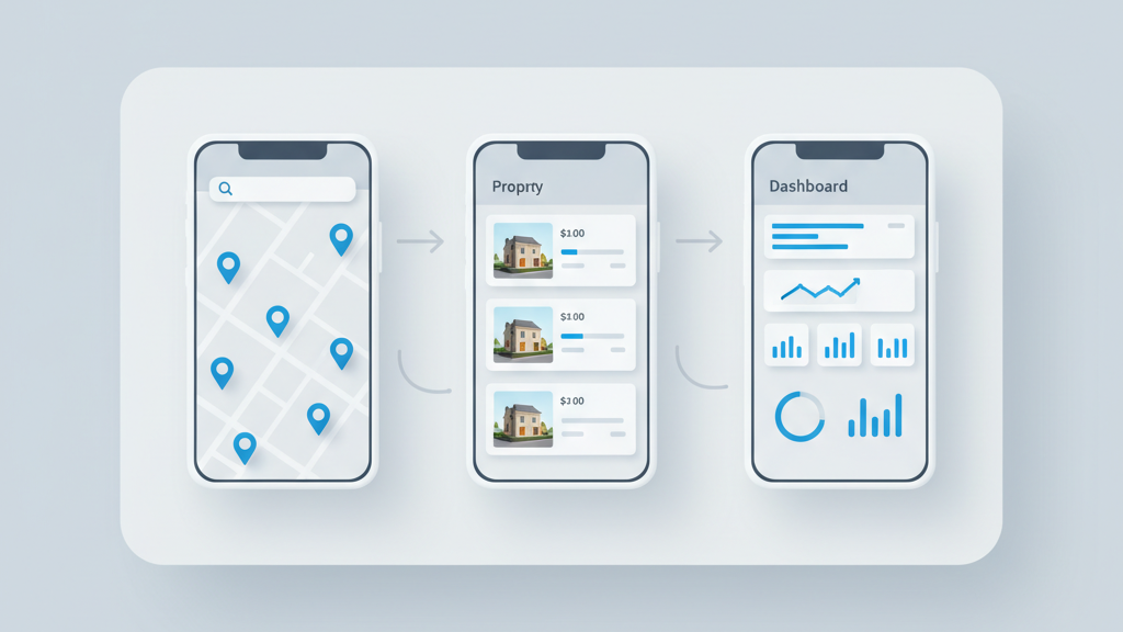 FlutterFlow proptech app MVP development and technical decision consulting