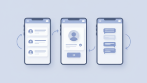 FlutterFlow social networking app MVP architecture for USA startup founders